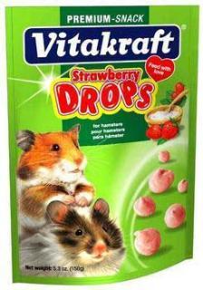 Vitakraft Hamster Strawberry Drop Pouch 5.3oz