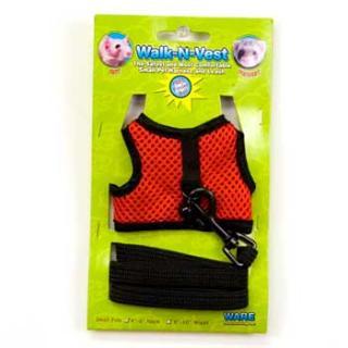 Ware Walk-N-Vest Mesh Harness & Lead Small