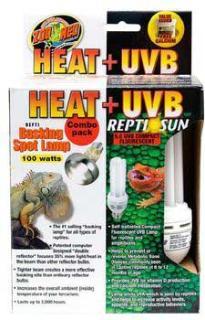 ZooMed Heat & UVB Combo Pack 100 Watts