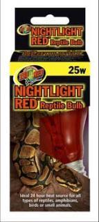 ZooMed Nightlight Red Reptile 25 Watts