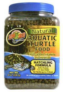 ZooMed Hatchling Aquatic Turtle Dry Food Micro Pellet 8 oz.